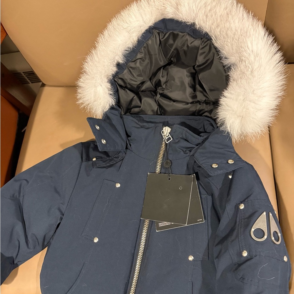 Kids Moose Knuckle Bomber coat